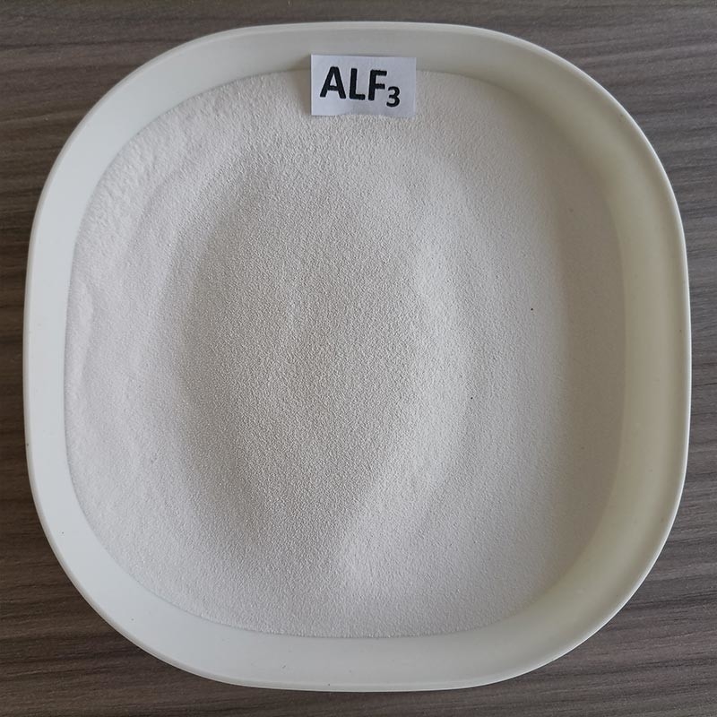 فلوريد الألومنيوم AlF3 مناسبة لتدفق الزجاج الميسور والمعادن غير الحديدية