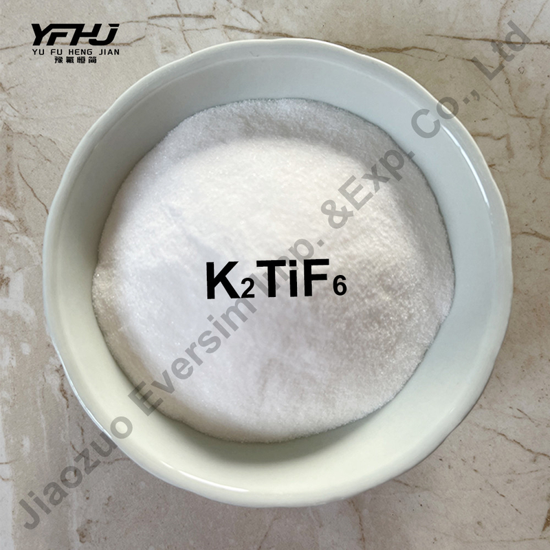 CAS 16919-27-0 مسحوق أبيض فلوروتيتانات البوتاسيوم K2 (TiF6) لصناعة الزجاج