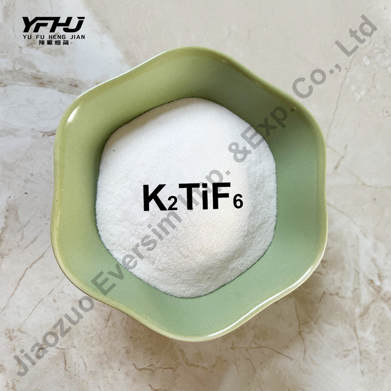 CAS 16919-27-0 مسحوق أبيض فلوروتيتانات البوتاسيوم K2 (TiF6) لصناعة الزجاج