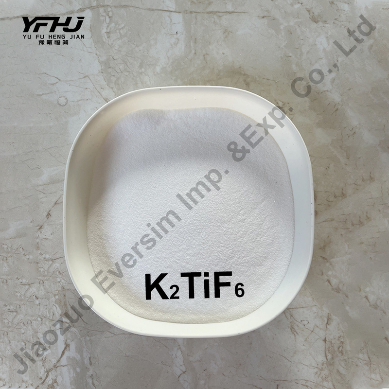 CAS 16919-27-0 مسحوق أبيض فلوروتيتانات البوتاسيوم K2 (TiF6) لصناعة الزجاج