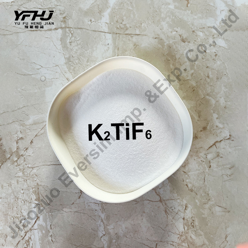 CAS 16919-27-0 مسحوق أبيض فلوروتيتانات البوتاسيوم K2 (TiF6) لصناعة الزجاج