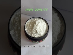 مسحوق أبيض من كريوليت البوتاسيوم